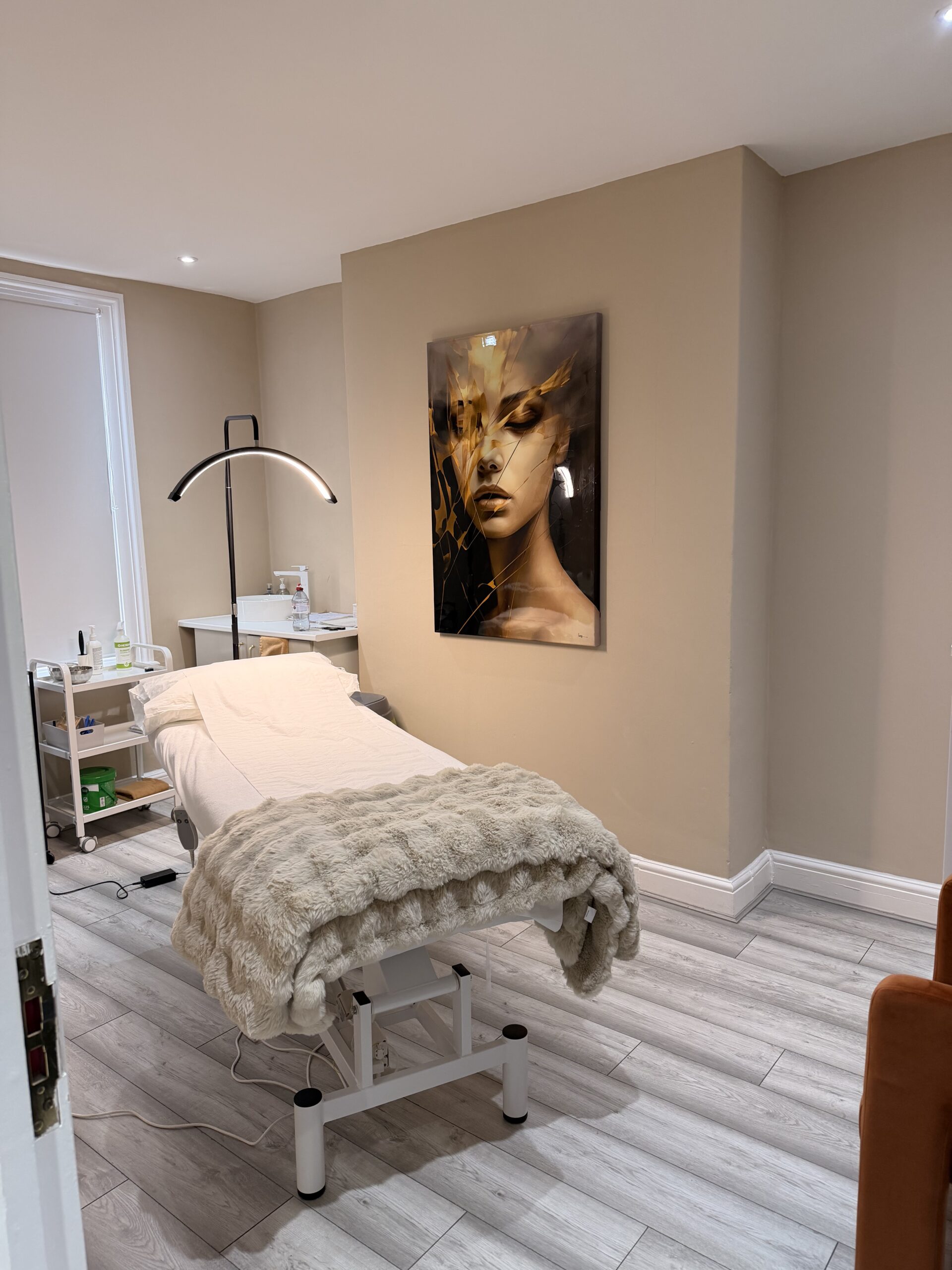 Professional skincare consultation at Stockley Clinic showing expert care and personalized attention