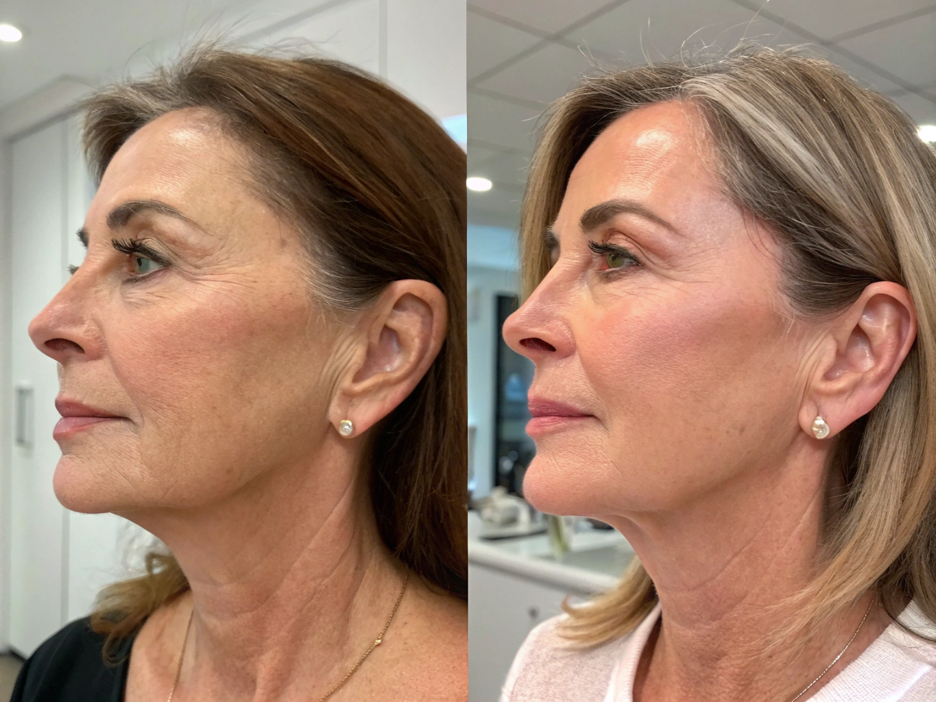 Lower facial contour definition and jawline sculpting treatment